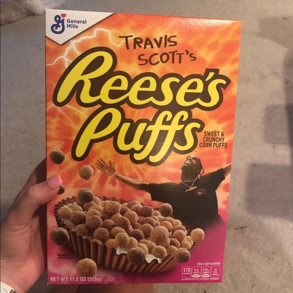 travis scott limited edition reese’s puffs cereal - Picture 1 of 3